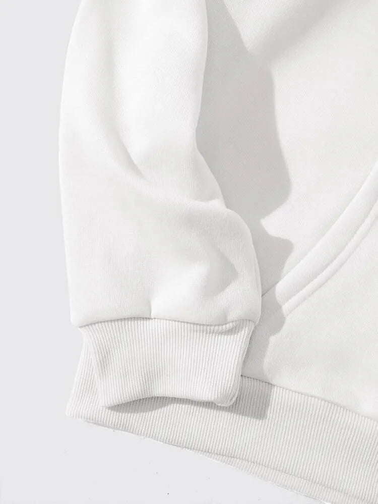 Buy Premium White Hoodie Online | Oversized Unisex Hoodie Pakistan