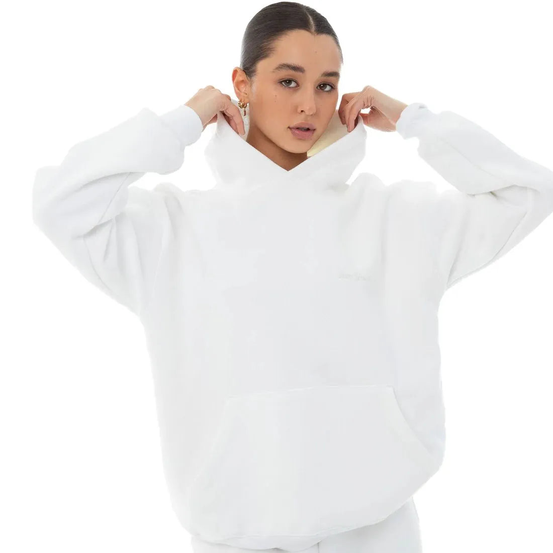 Buy Premium White Hoodie Online | Oversized Unisex Hoodie Pakistan