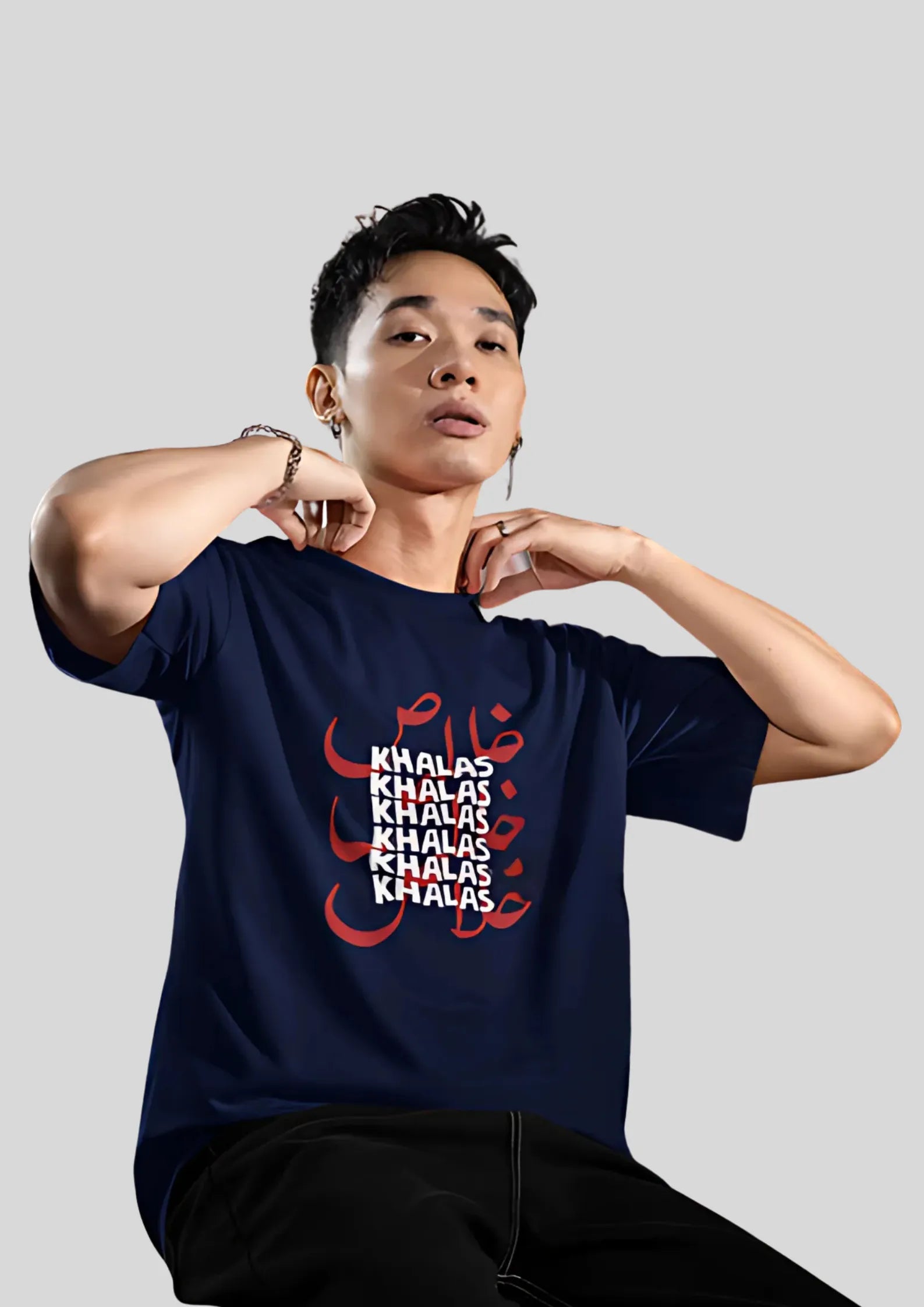 khas oversized tshirt men