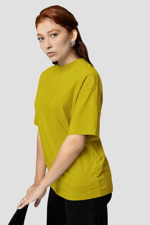 oversized mustard tshirt men