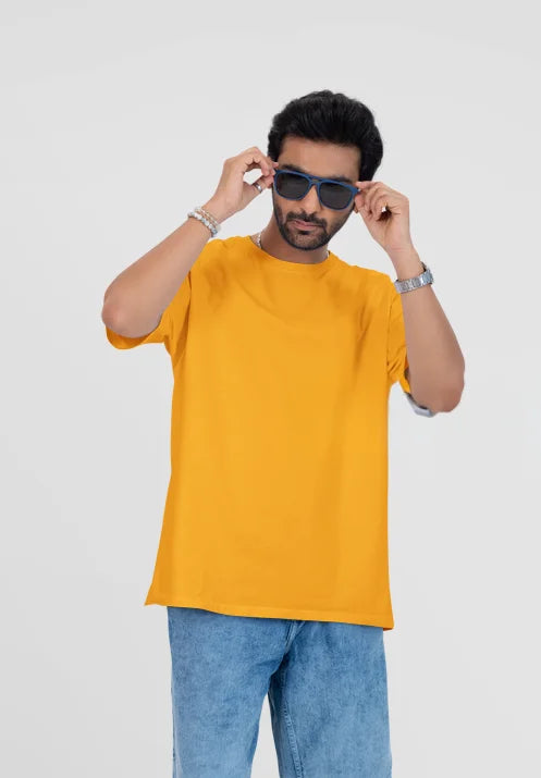 oversized orange tshirt men