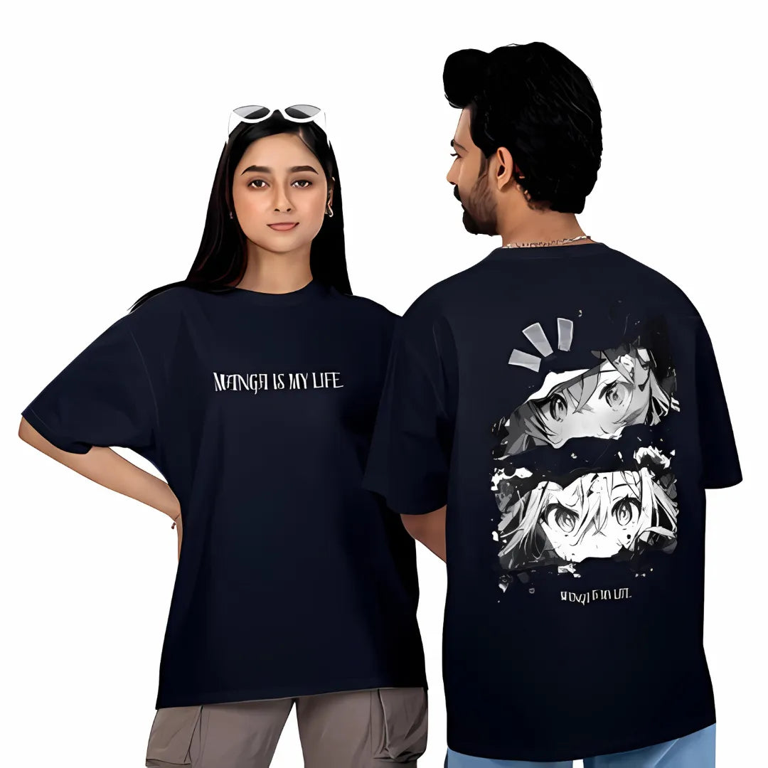 Person wearing a beige t-shirt with 'wing of freedom' design on the back