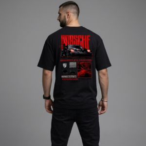 porsche printed tshirt